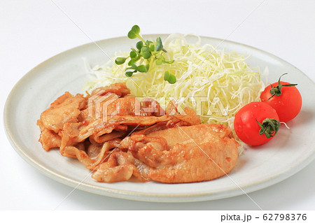 豚のしょうが焼き 豚のしょうが焼き 62798376