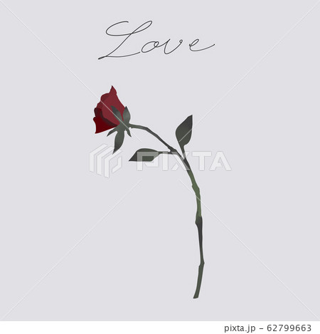 Love Rose バラ 薔薇 花のイラスト素材 Love Rose バラ 薔薇 花のイラスト素材