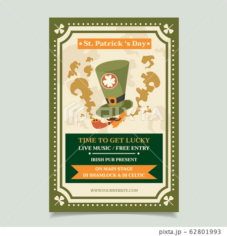 Saint Patrick s Day Poster, Brochure, Holiday Saint Patrick s Day Poster, Brochure, Holiday 62801993
