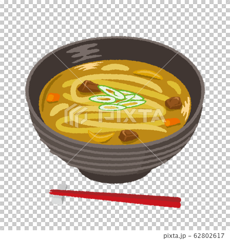 カレーうどんのイラスト 62802617