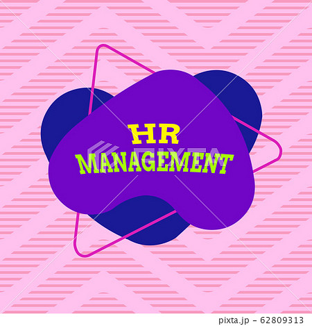 Handwriting text Hr Management. Concept meaning Handwriting text Hr Management. Concept meaning 62809313