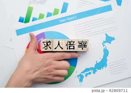 イメージ　求人倍率 62809711