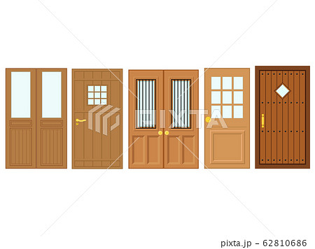 アンティーク風ドアのイラスト素材 62810686