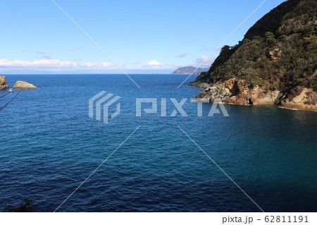 南伊豆松崎町の海と富士山 62811191