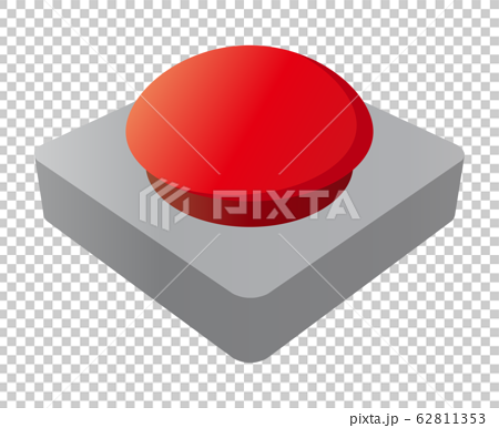 赤いボタンのイラスト素材
