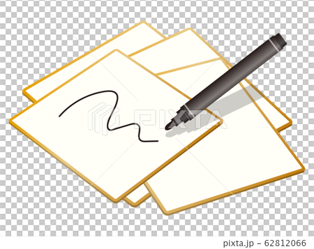 Sign colored paper and pen 62812066