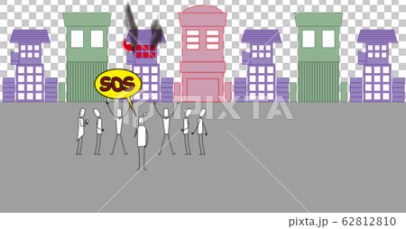 火事火災発生SOS通報 62812810