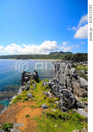 沖縄本島 辺戸岬の風景 沖縄本島 辺戸岬の風景 62813292