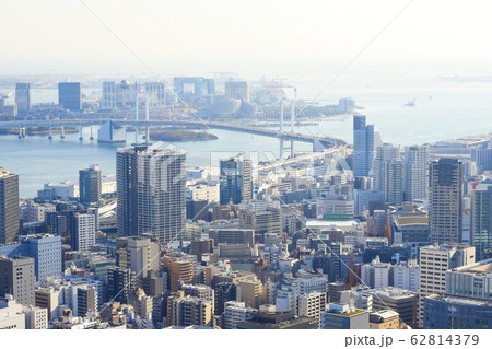【東京都港区】東京タワー展望台からの都市風景 62814379