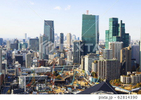 【東京都港区】東京タワー展望台からの秋の都市風景 【東京都港区】東京タワー展望台からの秋の都市風景 62814390