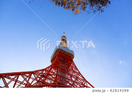 【東京都港区】東京タワー　ローアングル 62814399