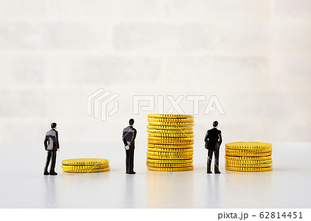 ビジネスイメージ―お金に関する格差 ビジネスイメージ―お金に関する格差 62814451