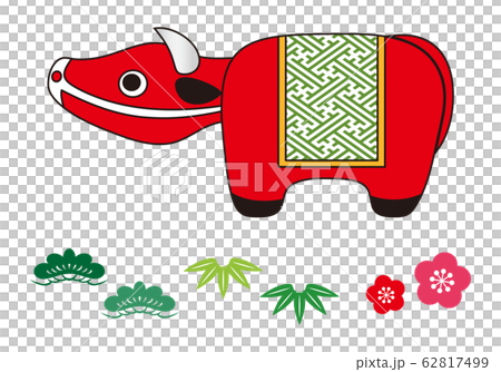 Cow figurine illustration vector - Stock Illustration [62817499] - PIXTA