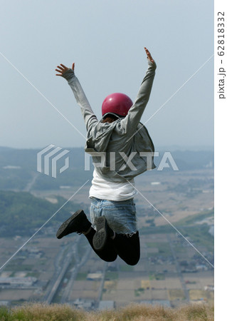 鳥取　四季の散歩　霊石山　ハングライダー 62818332