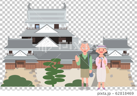 Matsuyama Castle and Senior Traveler Matsuyama Castle and Senior Traveler 62818469