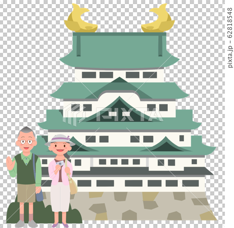 名古屋城堡和高級情侶旅行者 62818548