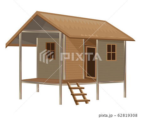 straw hut vector design 62819308