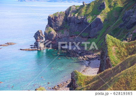 北海道　積丹半島　神威岬　念仏トンネル 62819365
