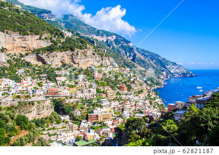 Panoramic view of Positano, Italy Panoramic view of Positano, Italy 62821187