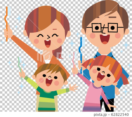 家族で歯磨き 家族で歯磨き 62822540