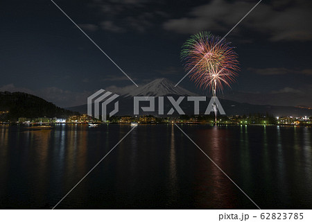 河口湖冬花火 62823785