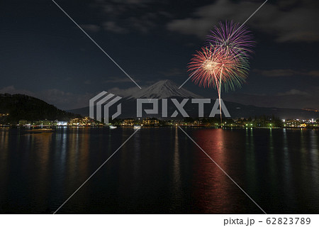 河口湖冬花火 河口湖冬花火 62823789