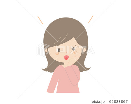喜ぶ若い女性 62823867