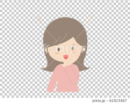 喜ぶ若い女性 62823867