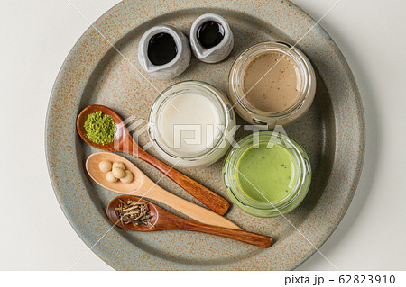 豆乳プリン Home made pudding of Japanese tea 豆乳プリン Home made pudding of Japanese tea 62823910