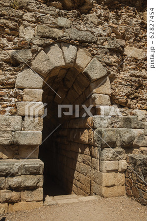 Exit on stone wall in the Roman Theater of Merida Exit on stone wall in the Roman Theater of Merida 62827454