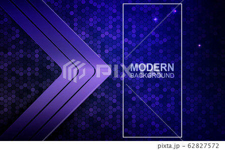Dark rich blue design with mosaic and light arrow Dark rich blue design with mosaic and light arrow 62827572