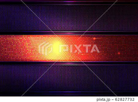 Bright design with gold mosaic and a dark mesh frame with a brilliant border 62827732