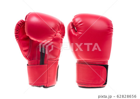 Red boxing gloves isolate Red boxing gloves isolate 62828656