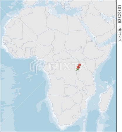 Republic of Rwanda location on Africa map Republic of Rwanda location on Africa map 62829385