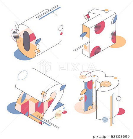Funny colored isometric numbers sequence from zero 62833699