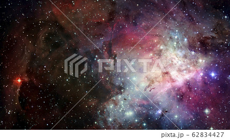 Deep space art. Nebulas, galaxies and stars. 62834427