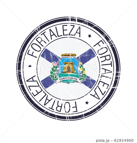 City of Fortaleza, Brazil vector stamp 62834900