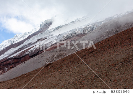 View from Cotopaxi volvcano during trekking trail. 62835646