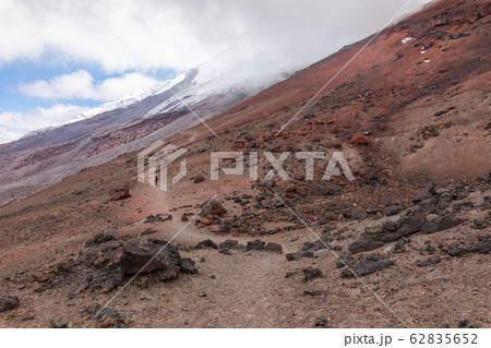 View from Cotopaxi volvcano during trekking trail. 62835652