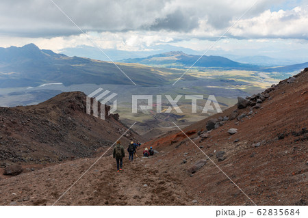 View from Cotopaxi volvcano during trekking trail. 62835684