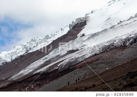 View from Cotopaxi volvcano during trekking trail. 62835690
