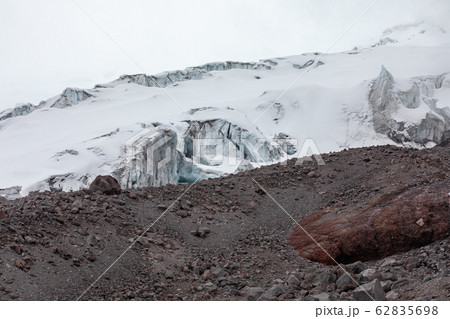 View from Cotopaxi volvcano during trekking trail. 62835698