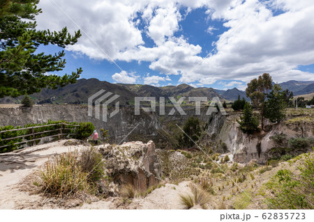 Panoramic of the Rio Toachi Canyon, near Quilotoa, Cotopaxi, Ecuador. South America. 62835723