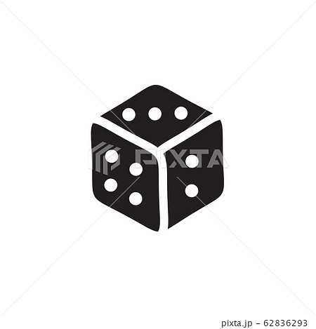 Dice game icon logo design vector template Dice game icon logo design vector template 62836293