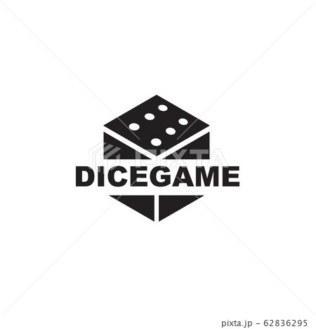 Dice game icon logo design vector template 62836295