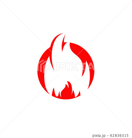 Fire icon symbol logo design vector template Fire icon symbol logo design vector template 62836315