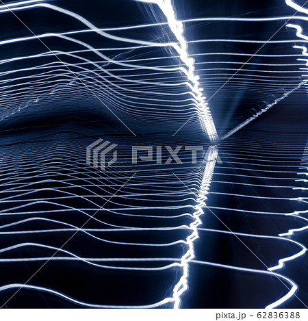 Light trails in hyperspace. Event horizon and 62836388