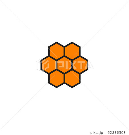 Honeycomb logo design icon vector template 62836503