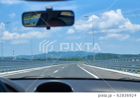 Highway seen from a car 62836924