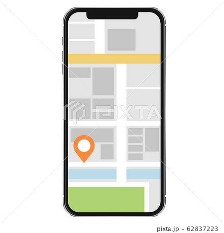スマートフォン（地図） 62837223